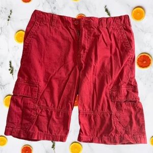American Rag Red Cargo Shorts